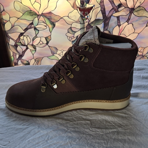 TOMS womens Brown mesa Lace-Up Boots - Picture 5 of 10